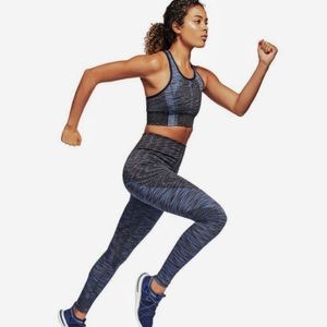 LNDR space blue sports bra